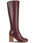 Фото #2 товара Women's Odettee Memory Foam Block Heel Knee High Riding Boots, Created for Macy's