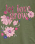 Фото #2 товара Baby Let Love Grow Floral Flutter Tee 3M