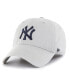 Фото #1 товара Men's Gray New York Yankees Franchise Logo Fitted Hat