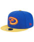 Фото #4 товара Men's Royal, Yellow Arizona Diamondbacks Empire 59FIFTY Fitted Hat