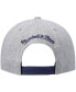 ფოტო #4 პროდუქტის Men's Heathered Gray Golden State Warriors Hardwood Classics Team 2.0 Snapback Hat