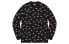 Supreme FW19 Week 11 Bow Waffle Thermal Black 华夫格 印花打底长袖T恤 男女同款 黑色 / Футболка Supreme FW19 Week SUP-FW19-1003