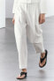 Zw collection pleated balloon fit trousers