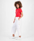 Фото #3 товара Women's Drawstring Cropped Cargo Pants