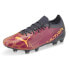 Фото #2 товара Puma Ultra 2.4 Firm GroundArtificial Ground Soccer Cleats Mens Burgundy Sneakers