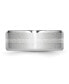 Фото #3 товара Cobalt Sterling Silver Inlay Satin Beveled Edge Band Ring