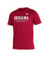 Men's Crimson Indiana Hoosiers Sideline Football Locker Practice Creator AEROREADY T-shirt