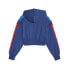 Puma Bmw Mms Mt7 Sweat Full Zip Jacket Womens Blue Casual Athletic Outerwear 621
