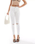 Фото #1 товара River Island mid rise skinny jean in white