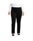 ფოტო #1 პროდუქტის Plus Size Mid Rise Straight Leg 18 Wale Corduroy Pants