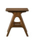 Фото #7 товара Mid-Century Modern Wood End Table with Shelf