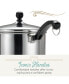 Фото #8 товара Classic Stainless Steel 1-Qt. Straining Saucepan & Lid