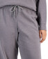 Фото #4 товара Plus Size Metallic-Threaded Jogger Pants, Created for Macy's