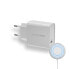 Фото #1 товара RealPower PC-MagSet - Indoor - AC - Wireless charging - White