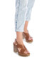 ფოტო #3 პროდუქტის Women's Cross Strap Heeled Sandals By