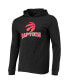 ფოტო #3 პროდუქტის Men's Black Toronto Raptors Pullover Hoodie and Pants Sleep Set