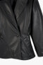 Leather belted blazer - limited edition