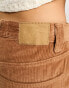 Фото #10 товара Cotton On super baggy jeans in brown corduroy