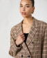 ფოტო #10 პროდუქტის Women's Gina Check-Print Blazer