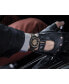 Men's Swiss Automatic Commander Gradient Black Fabric Strap Watch 40mm