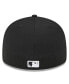 Фото #3 товара Men's Black Chicago White Sox 2024 Batting Practice Low Profile 59FIFTY Fitted Hat
