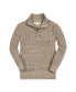 ფოტო #1 პროდუქტის Boys Organic Long Sleeve Half Zip Pullover Sweater, Infant