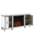 Lita Mirrored Electric Fireplace