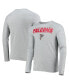 Фото #1 товара Men's Heathered Gray Atlanta Falcons Combine Authentic Stated Long Sleeve T-shirt