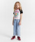 Фото #1 товара Girls Rad Graphic T-Shirt, Created for Macy's