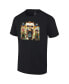 Фото #3 товара Men's Black Michael Jackson Dangerous Album Cover T-Shirt