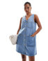 Nobody's Child Kacey mini dress in light denim