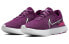 Фото #3 товара Nike React Infinity Run Flyknit 3 低帮 跑步鞋 女款 红紫色 / Кроссовки Nike React Infinity Run Flyknit 3 DD3024-500