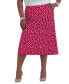 Фото #1 товара Women's Ity Dot-Print A-Line Pull-On Skirt