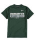 ფოტო #1 პროდუქტის Big Boys Green Michigan State Spartans Basketball Legend Practice Elite Performance T-shirt
