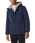 Фото #4 товара Men's Yarmouth Micro Sheen Parka Jacket with Fleece-Lined Hood