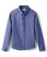 ფოტო #4 პროდუქტის Little Girls School Uniform Long Sleeve Oxford Dress Shirt