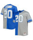 Фото #4 товара Men's Barry Sanders Blue, Silver Detroit Lions Big and Tall Split Legacy Retired Player Replica Jersey