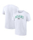 Фото #2 товара Men's White Formula 1 Miami Grand Prix T-shirt