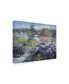 Фото #2 товара David Lloyd Glover Summer Garden at the Lake Canvas Art - 20" x 25"