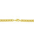 Curb Chain Necklace, Gold Plate and Silver Plate 18"