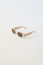 Фото #2 товара Солнцезащитные очки в овальной пластмассовой оправе ZARA
