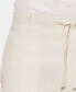 Фото #3 товара Men's Regular-Fit Linen Drawstring Pants