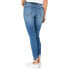 Celebrity Pink Juniors Curvy Exposed Button Skinny Jeans Women's 11 Blue Pull-On