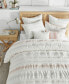 Фото #4 товара Pickford Tribal Stripe Textured 2-Pc. Comforter Set, Twin/Twin XL