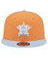 ფოტო #4 პროდუქტის Men's Orange Houston Astros Spring Color Two-Tone 9FIFTY Snapback Hat