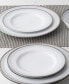 Фото #11 товара Silver Colonnade 4 Piece Salad Plate Set, Service for 4