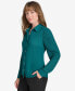 ფოტო #3 პროდუქტის Women's Pleated Long Sleeve Button Down