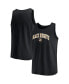 Фото #1 товара Men's Black Army Black Knights Block Arch Tank Top