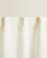 Фото #4 товара White high gsm linen curtain