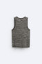 Knit tank top